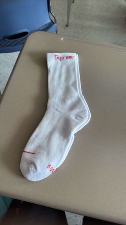 Supreme White Crew Sock Fresh Out the Bag