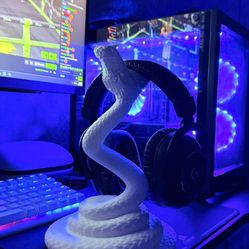 White Snake For Headphones