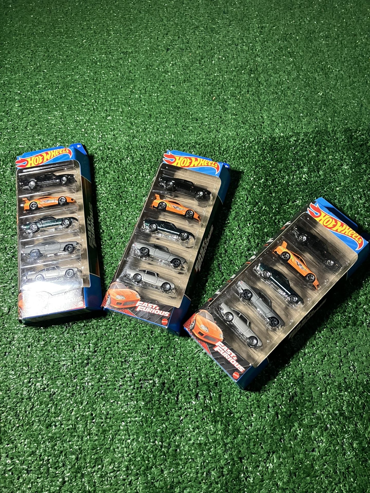 5 Pack Of Fast And Furious Hot Wheels