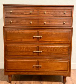 Vintage Mid-Century MCM Highboy Dresser – Sunbeam Vintage