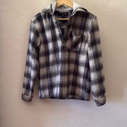 Flannel with Hoodie