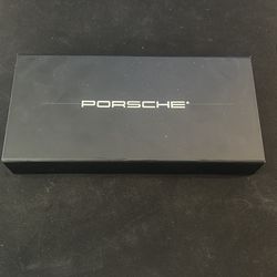 Porsche Cayenne carbon fiber ballpoint pen set.