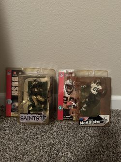 Reggie Bush & Deuce McAllister NFL McFarlane Figures