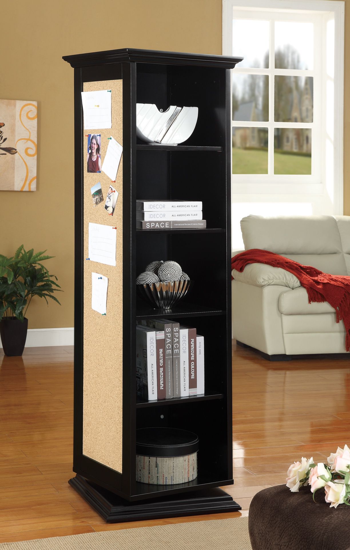 Accent Cabinet with Storage Shelves and Mirror ONLY $299- SALE!