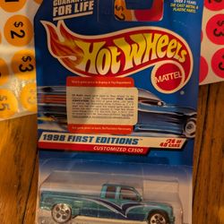 1998 Hot Wheels 1st Edition Custom C3500 OBO