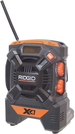 Ridgid X4 Jobsite Radio 18V Am/Fm R84084 (A1D013591)