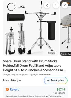 Drum Stand With Sticks
