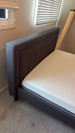 FREE Queen Bed Frame & Mattress – Must Pick Up Today