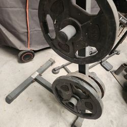 Weight Tree Storage Rack Olympic Gym Weights 