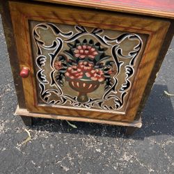 Vintage Style Painted Cabinet 