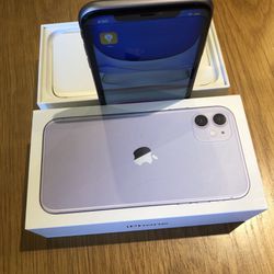Unlocked iPhone 11 64GB- Purple
