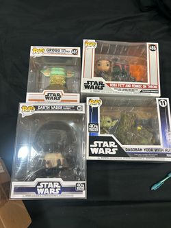 Star wars funko pops (ask)