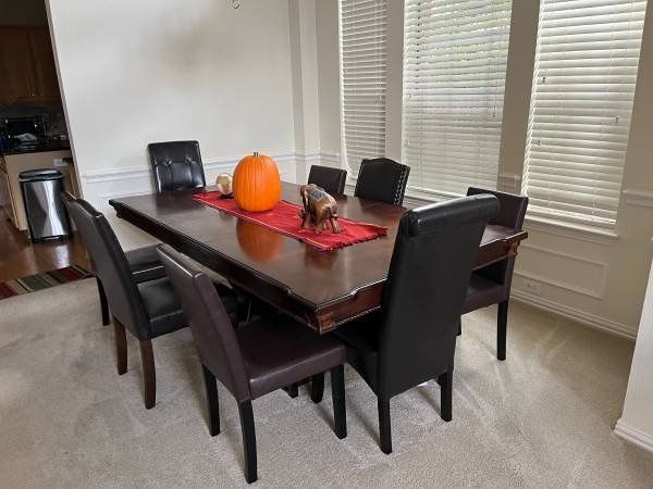 Good Deal - Large Dining Table and 8 Chairs