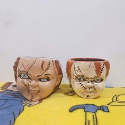 Childs Play Chucky Ceramic 20oz mugs 2pcs