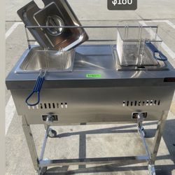 Fridora De 2 Canastas Con Mangera I Regulador Con Tapas I Llantas