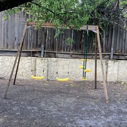 Wooden Swing Set