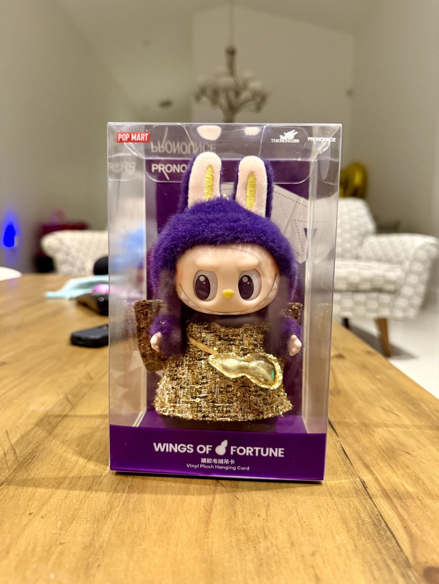 LABUBU × Pronounce - Wings of Fortune Vinyl Plush POPMART