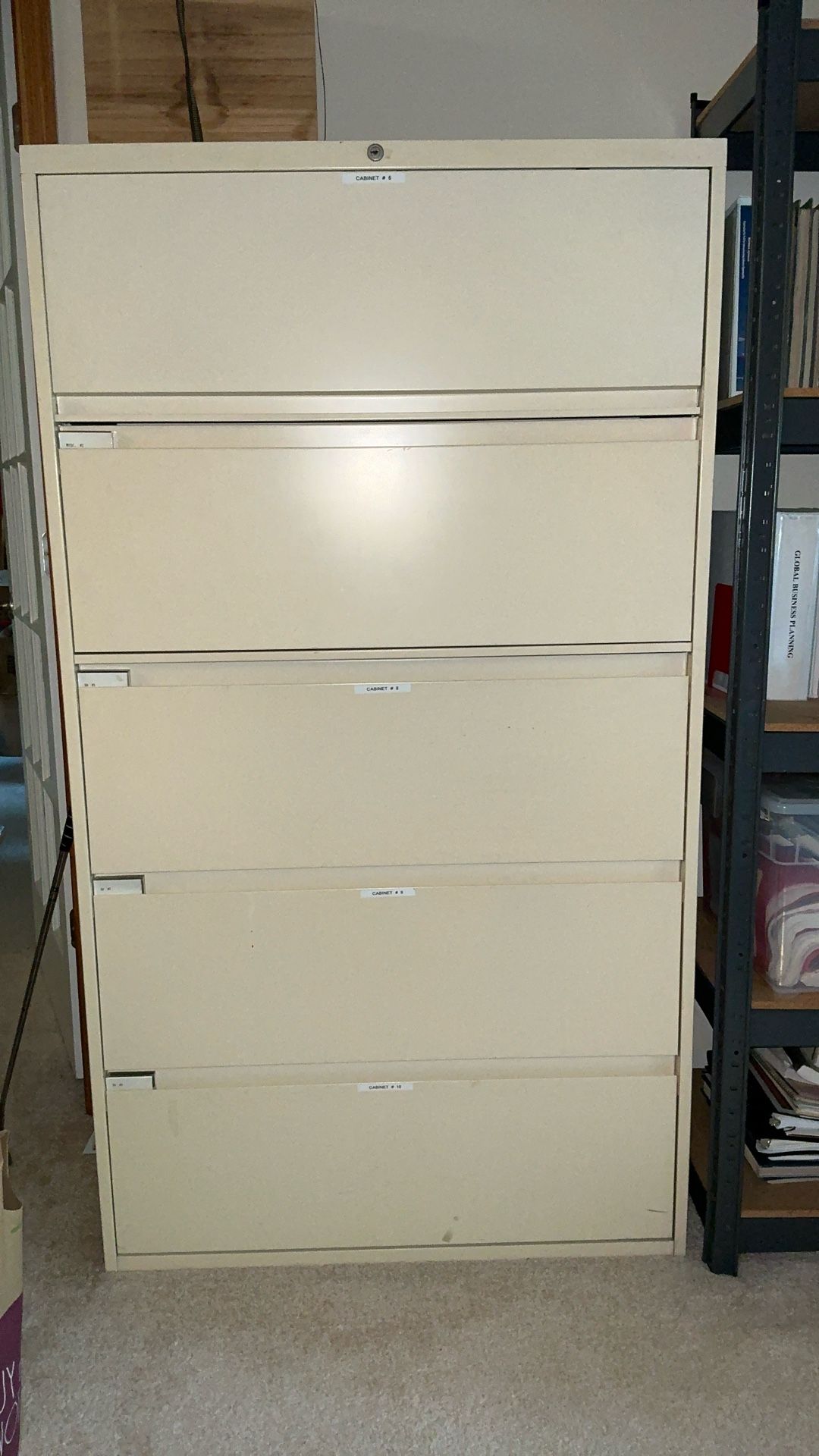 5 Drawer Lateral File Metal