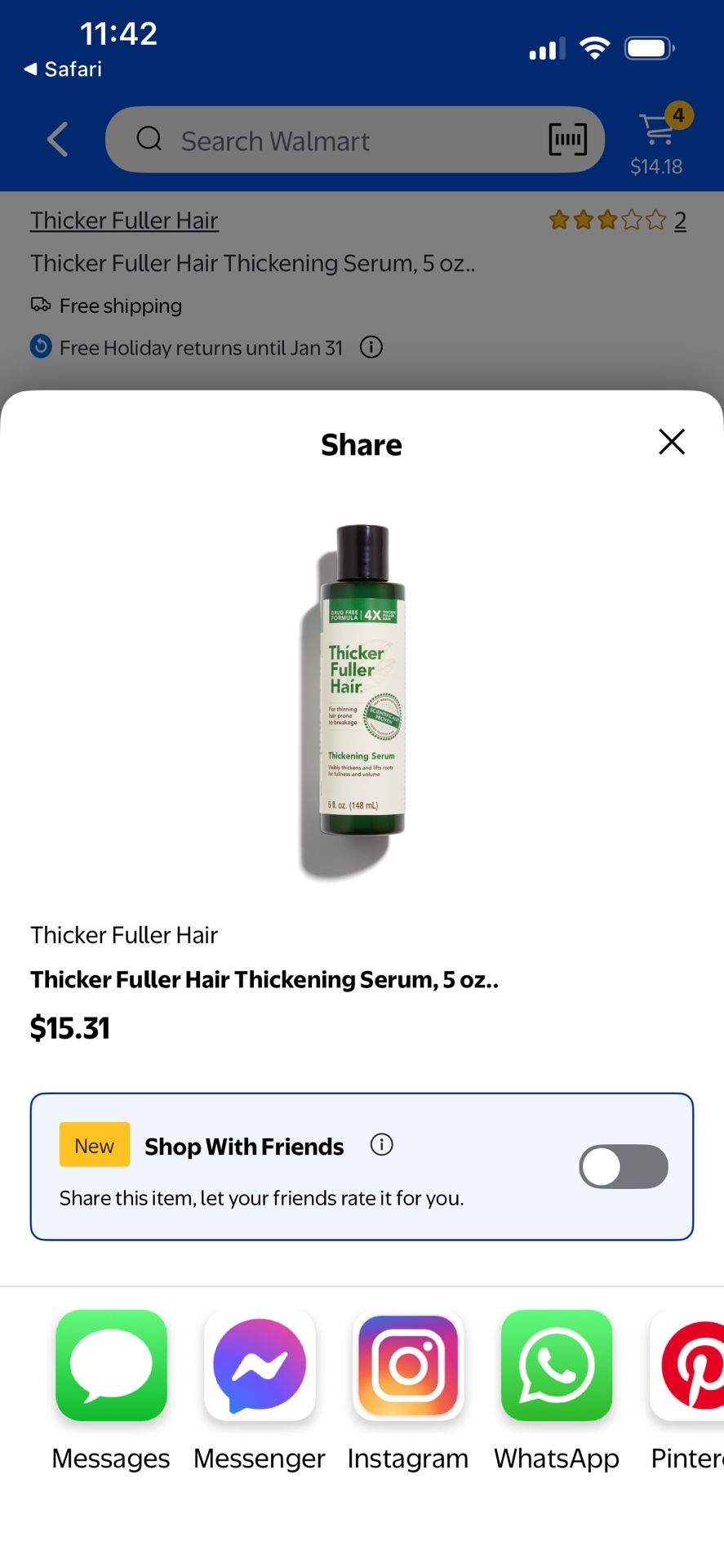 Thicker Hair Serum
