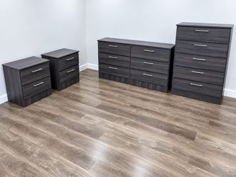 Dresser, chest and 2 nightstands - Cómoda, Gavetero y 2 mesitas de noche