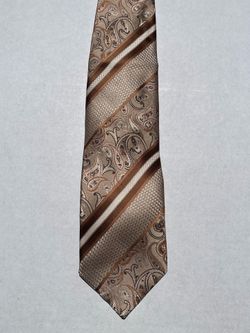 Bruno Conte Men’s Silk Necktie Geometric Paisley Dress Tie