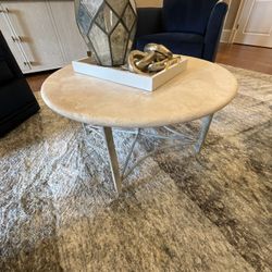 Stella Stone Top & Iron Coffee Table