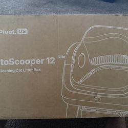 PetPivot AutoScooper 12 Lite Open-Top Cat liter