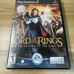 PS2 The Lord Of The Rings The Return Of The King 
