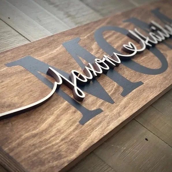 Mother's Day Gift, Mom Wood Sign, Gift for Mom, Mom Gift, Gift from Kids, Mom Gift from Kids,