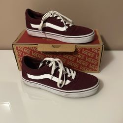 Burgundy Old School Vans