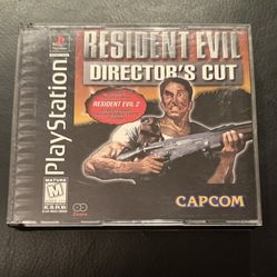 Resident Evil Directors Cut PS1 Black Label CIB