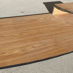 47" X 23" Desk Top With Built-in Corner Shelf