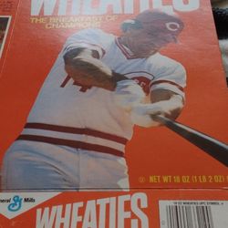 Wheaties Pete Rose Box Cash Porch Pickup Redmond 