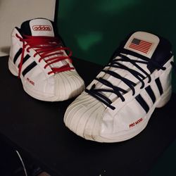 Size 13 Adidas SM Pro Model 2G Team USA Olympic Basketball Shoes Men