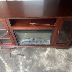 Electric Fire Pit Tv Stand 