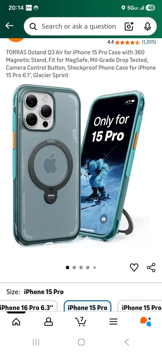 Iphone 15pro Ostand Q3 Air Case