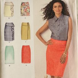 Simplicity 1465Pattern 6 Skirts  Skirts  Sizes 6-14 Uncut