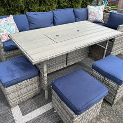 Outdoor Furniture With Dinning Table