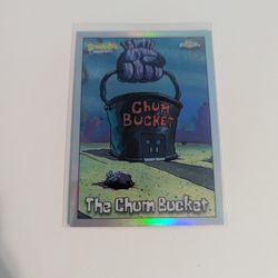 2025 Topps SpongeBob The Chum Bucket refractor 