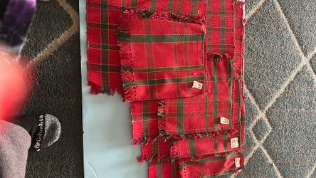 Christmas Placemats W/Napkins