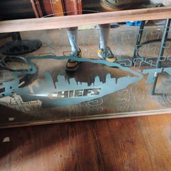 Carved Mirror With Light