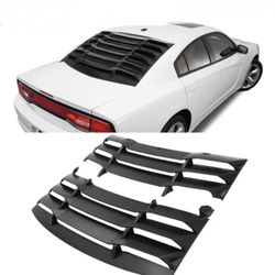 2015+ Dodge Charger Rear Window Louver Matte Black