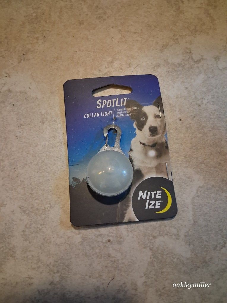 Dog Tag Light For Collar