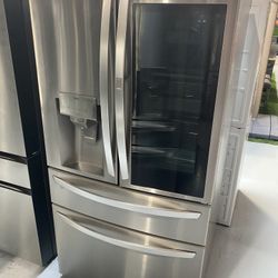Stainless Steel 30 Cu. Ft. Smart InstaView Door-in-Door Refrigerator 