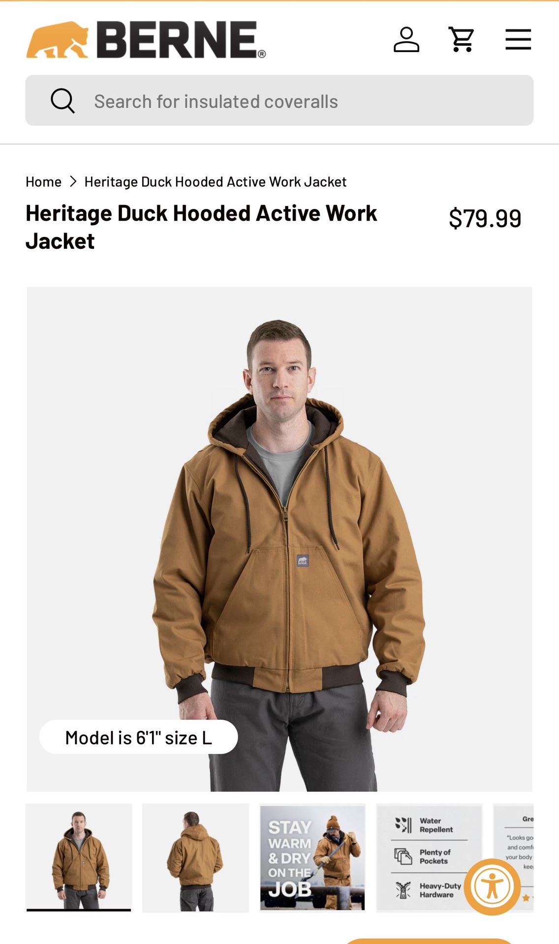 Berne Duck Jacket