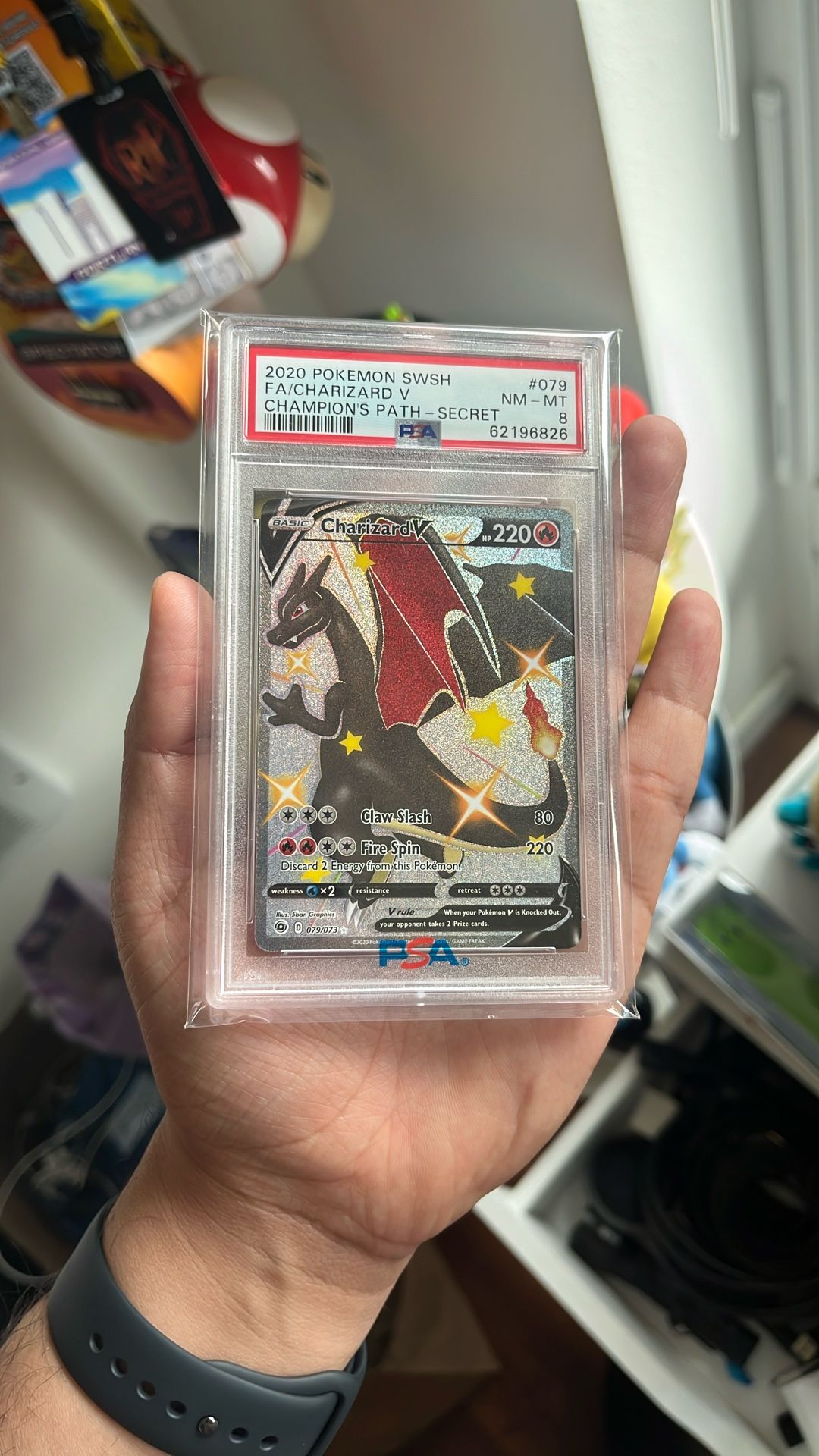 Charizard V #079 Champions Path Pokemon SWSH