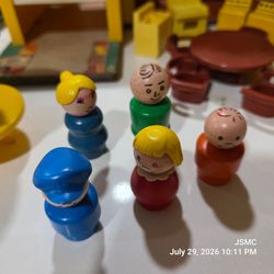 Vtg Little People house set
