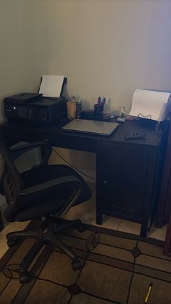 Small desk and chair
