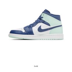 Brand New In Box Jordan 1 Blue mint Size 12.5