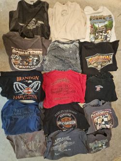 Harley Davidson T-sirts and s/s button pocket shirt